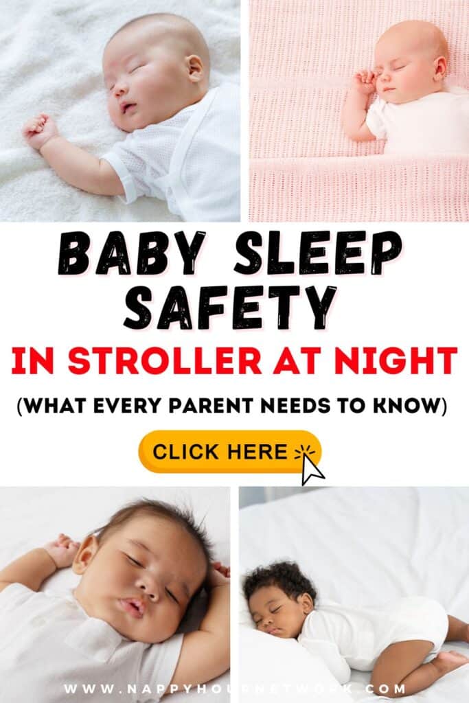 can baby sleep in stroller bassinet at night